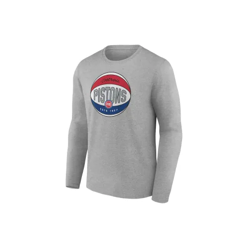 Fanatics X NBA Detroit Pistons T-Shirts Men Gray