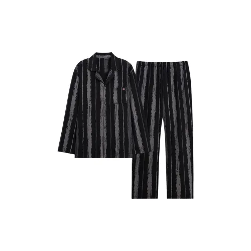 DAMOS·LOVE Pajama Set Men's Black