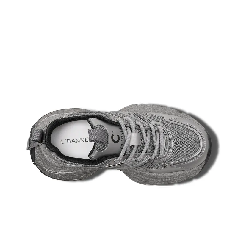 C°BANNER Low Top Chunky Sneakers Women's Gunmetal-3