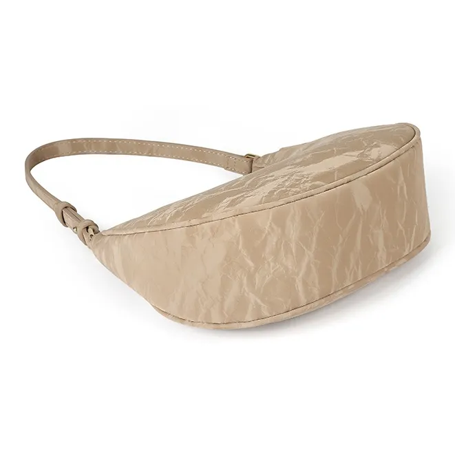 TUCANO PU Shoulder Bag Women's Light Sand/Light Camel/Space Silver-9
