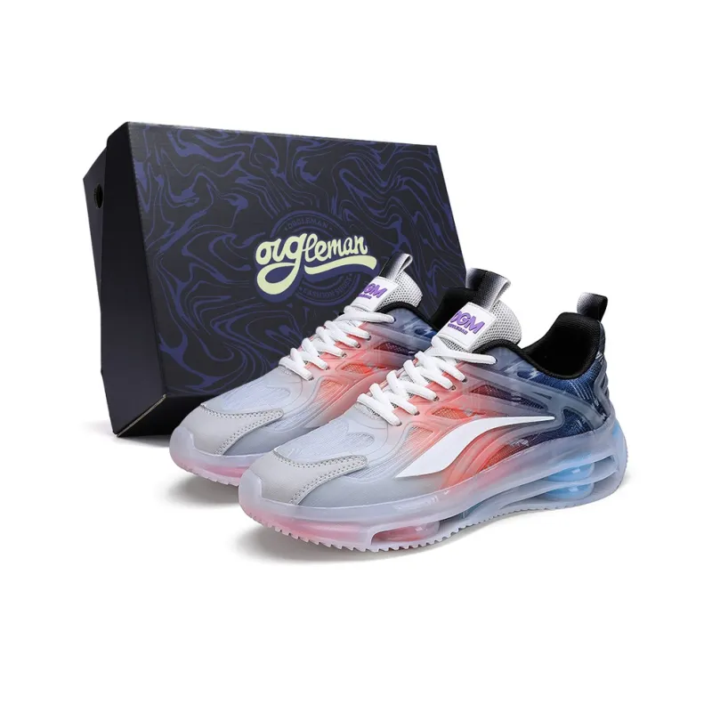 OUGLEMEN Cushioning Breathable Low Top Casual Shoes Unisex-10