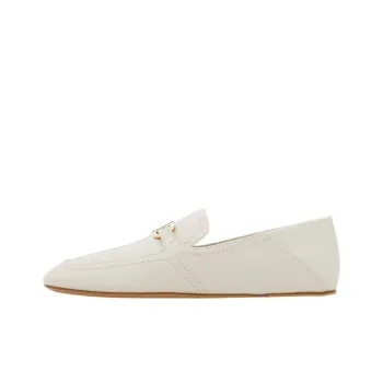 FERRAGAMO Logo plaque Leather Loafers
