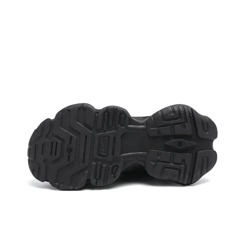 WARRIOR Chunky Sneakers Women's Low Top Gray-5