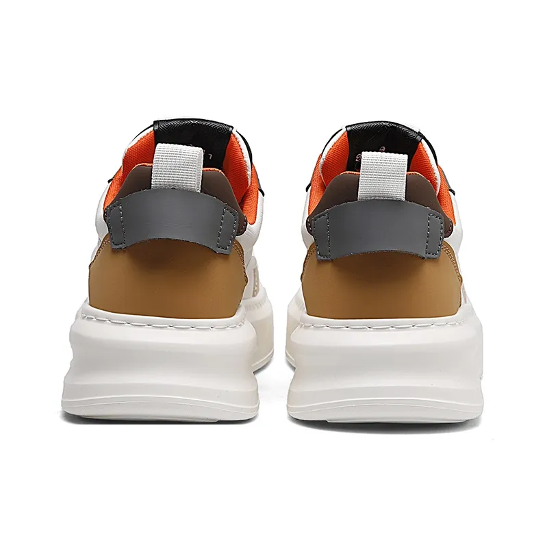 Desert Ram Anti Slip And Wear Resistant Lightweight Height Increasing Low Top Casual Shoes Men's-7