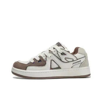 HAOWA Phantom Collection Mysterious Brown Shadow Low Top Skateboard Shoes Unisex Beige Brown