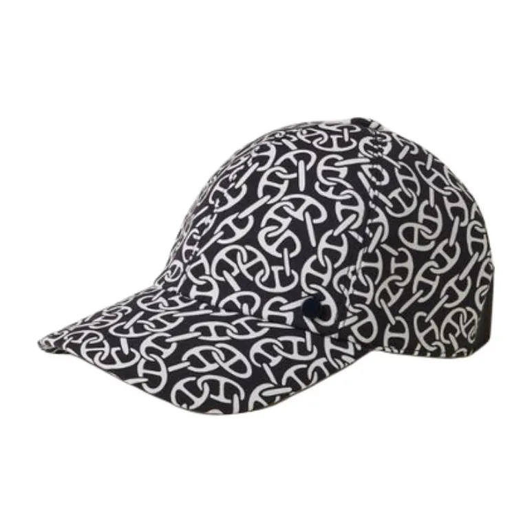 HERMES Polyamide Baseball Caps Women's Black-0