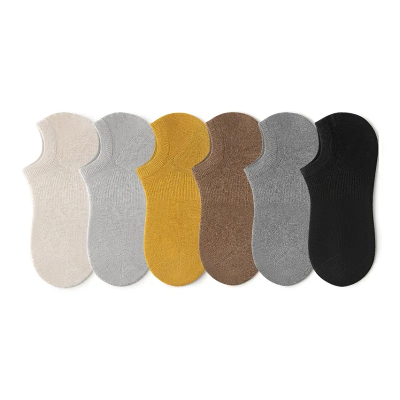 SHIWAJI No-Show Socks Men's 6 Pack-12