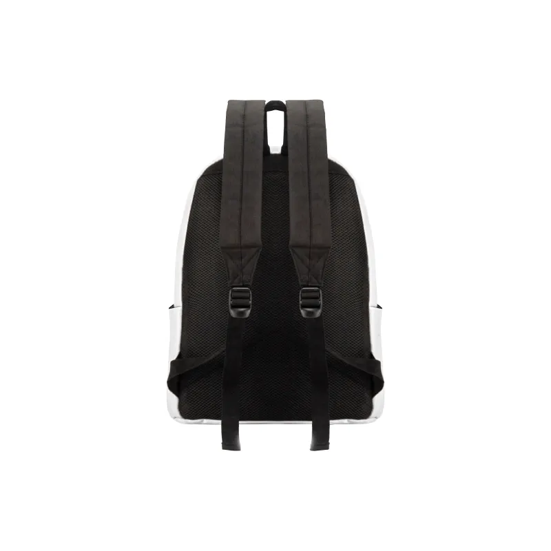 HINY Polyester Student Backpack Regular Unisex White-3