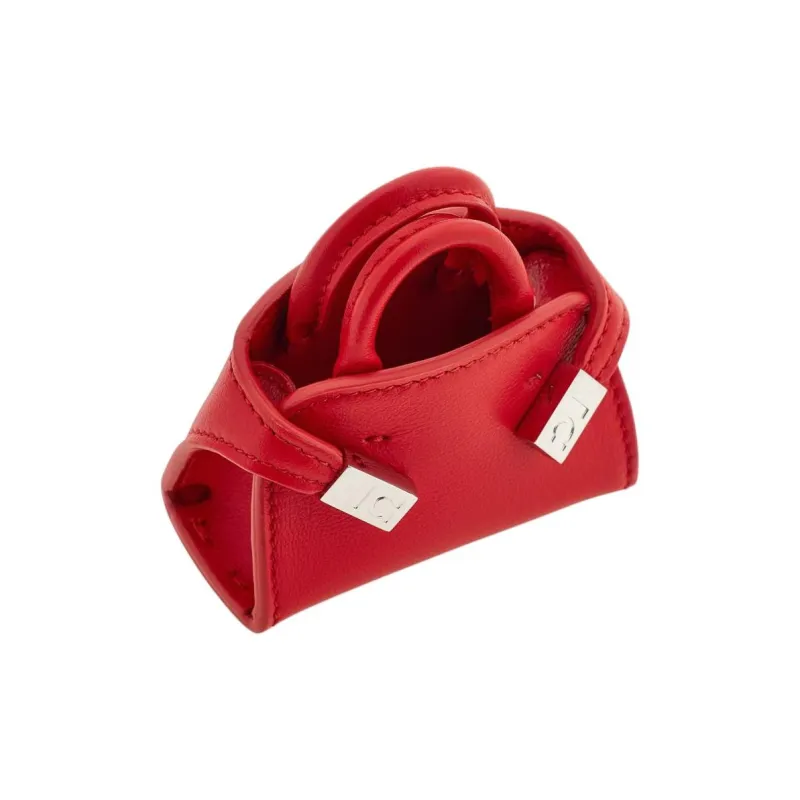 FERRAGAMO Calfskin Pendant Bag Accessories Mini Women's Flame Red-1
