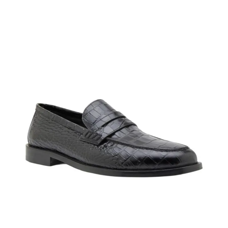 MANOLO BLAHNIK Perry Loafers Men's Black-2