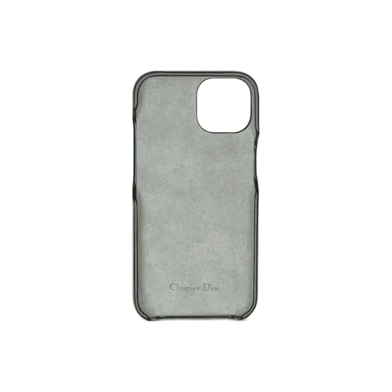 DIOR Canvas Material Pattern Jacquard Protective Sleeve Phone Cases COMPATIBLE WITH IPHONE 14 PRO-1