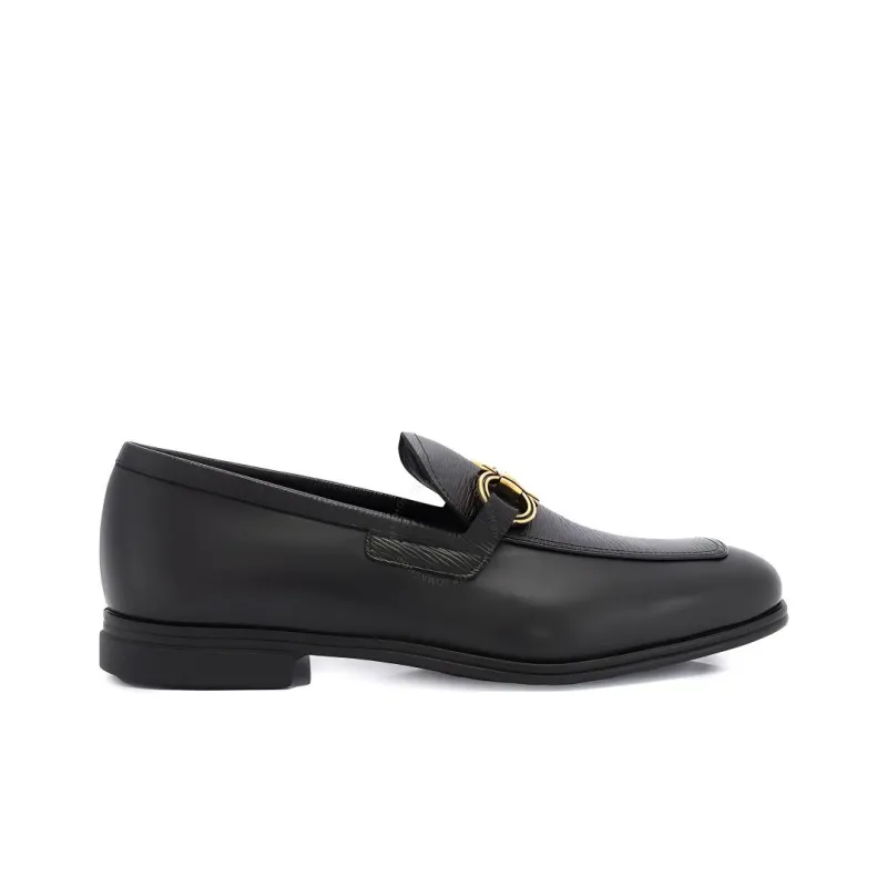 Ferragamo Loafers Men Low Top Black-1