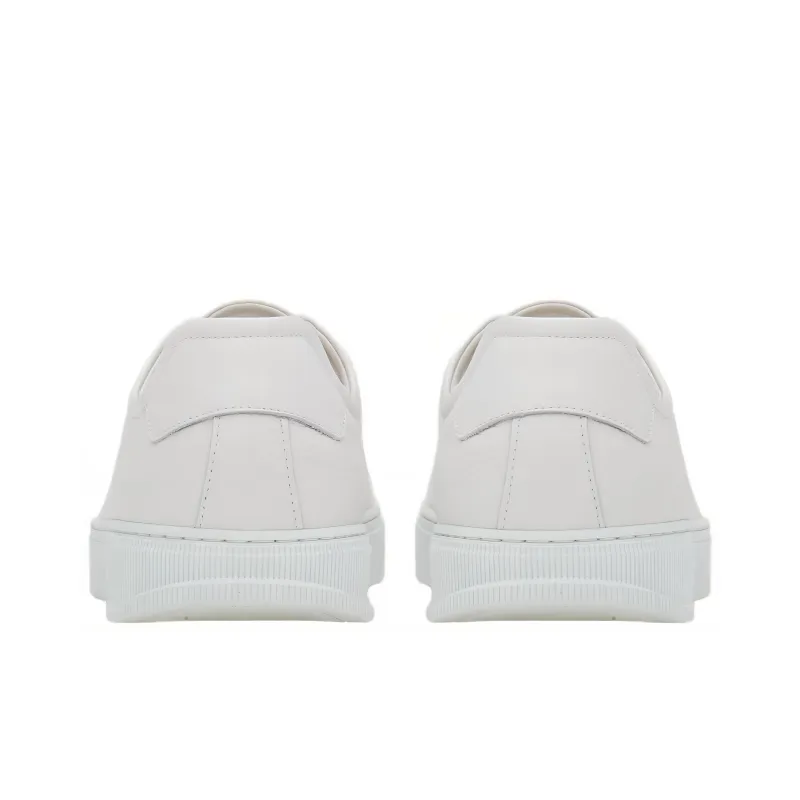 FERRAGAMO Lace-up Leather Sneakers-3