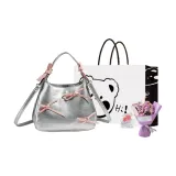 Silver+Exclusive Shopping Bag+Greeting Card+Dried Flower