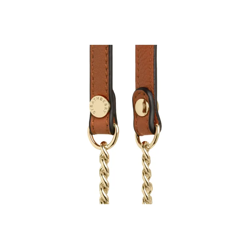 Strathberry Leather Bag Straps Women's Chestnut-1