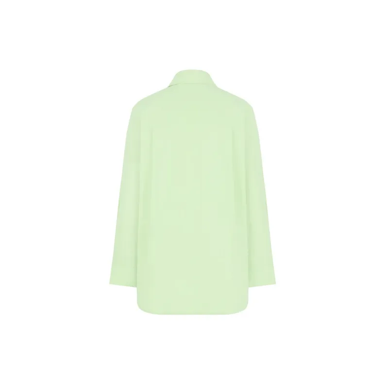 MEIYANG Shirt Women's Light Green-1
