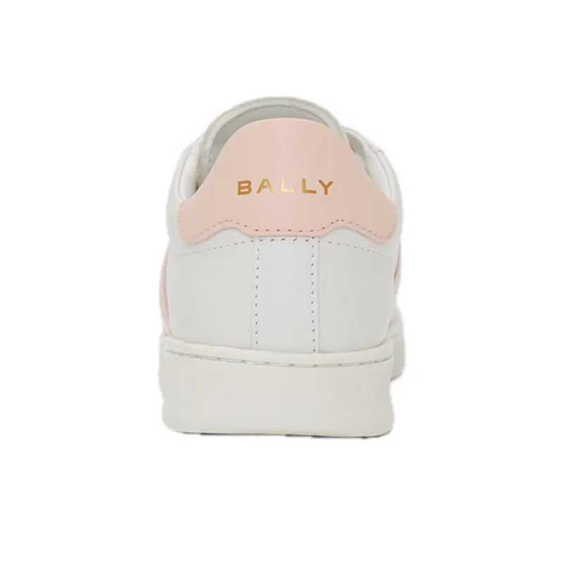 BALLY Low Top Skateboard Shoes Women's White-4