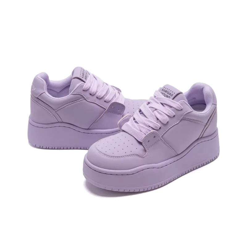 KODI Anti Slip And Wear Resistant Height Increasing Low Top Skateboard Shoes Women's-17
