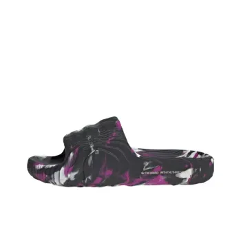 Adidas Adilette 22 Slides Carbon Wonder White Flash Pink