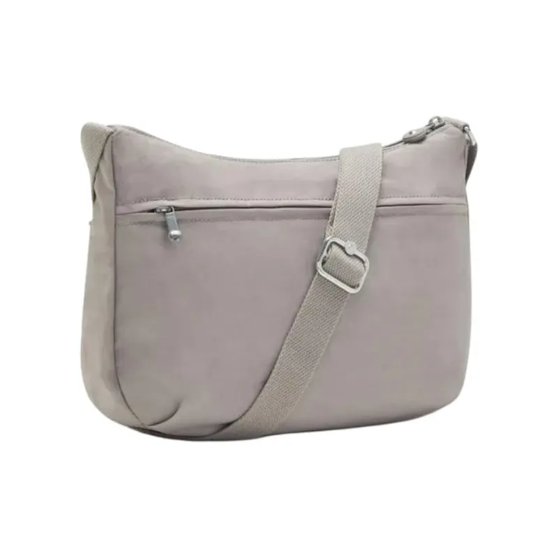 Kipling Nylon Crossbody Bag, Shoulder Bag Women's Gray-2