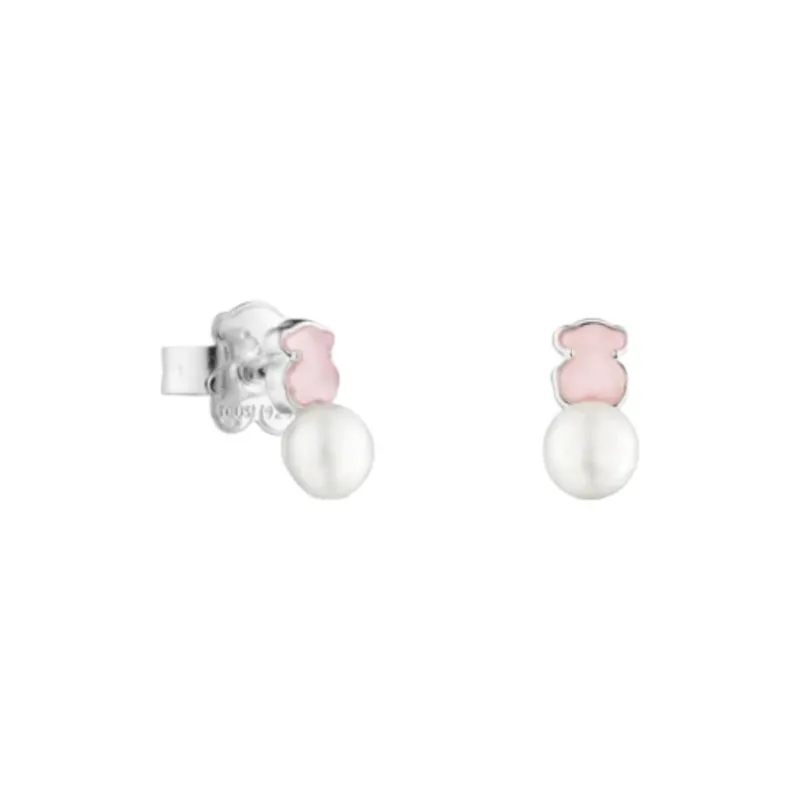 TAOSIXIONG   Stud Earrings Women's Pink-0