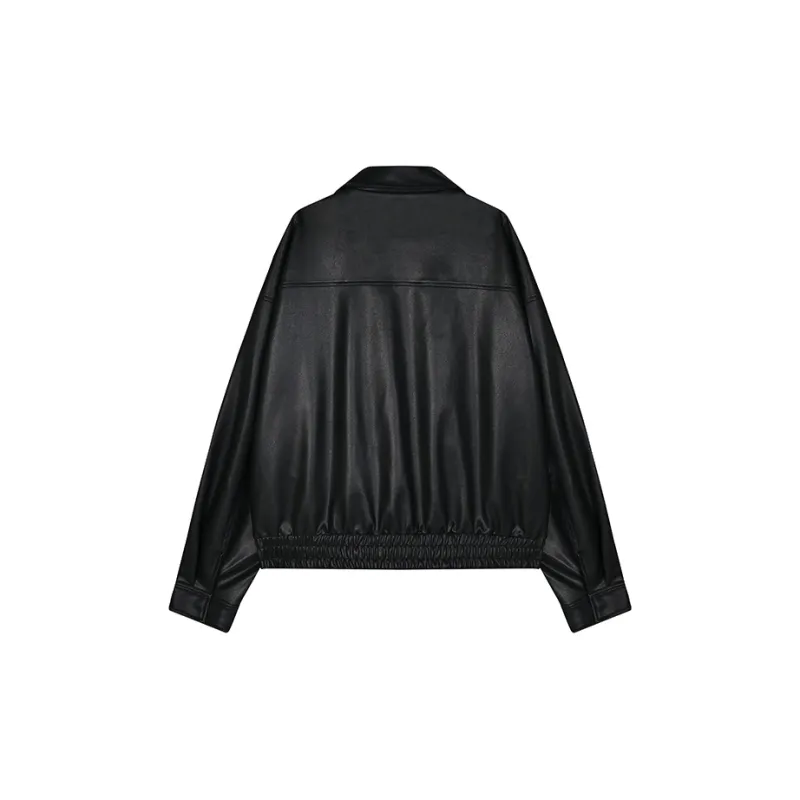 FRLMK Leather Jacket Women's Black-1