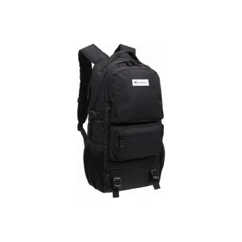 Champion Recycled Polyester Backpack Unisex Black & White