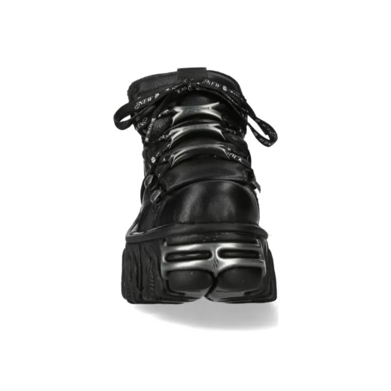 NEW ROCK Low-Top Casual Shoes Unisex Black-4