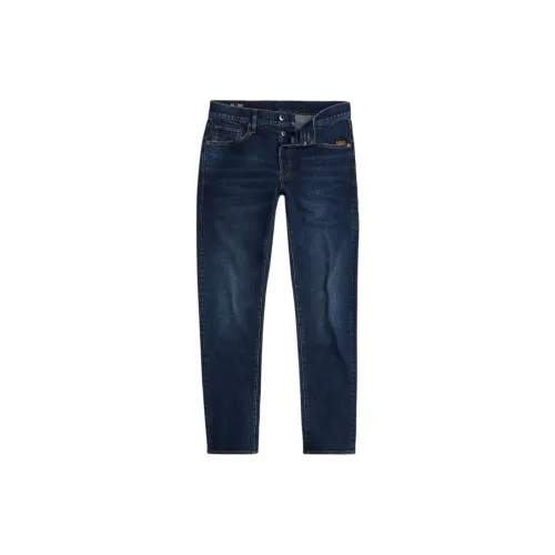 G-STAR RAW Jeans Men Wear Blue In The Yellow Twilight