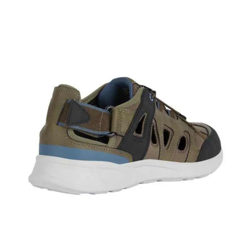 GEOX River Trekking Shoes Men's Olive Green-4