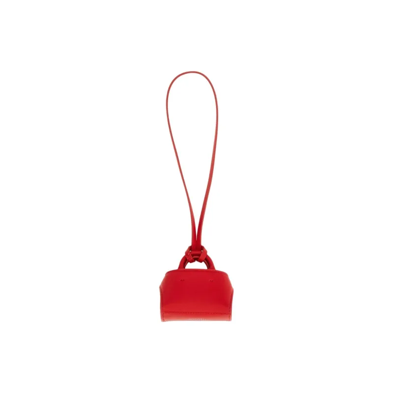 FERRAGAMO Calfskin Pendant Bag Accessories Mini Women's Flame Red-2
