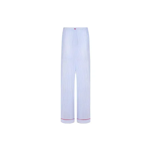 MIU MIU SS24 Casual Pants Women's Blue