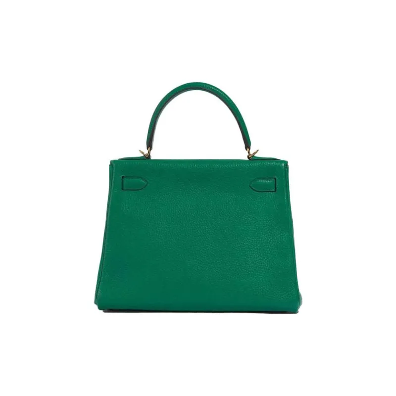 HERMES Kelly Togo Calfskin Kelly Bag Handbags Women's 6W Menthe Mint Green-2