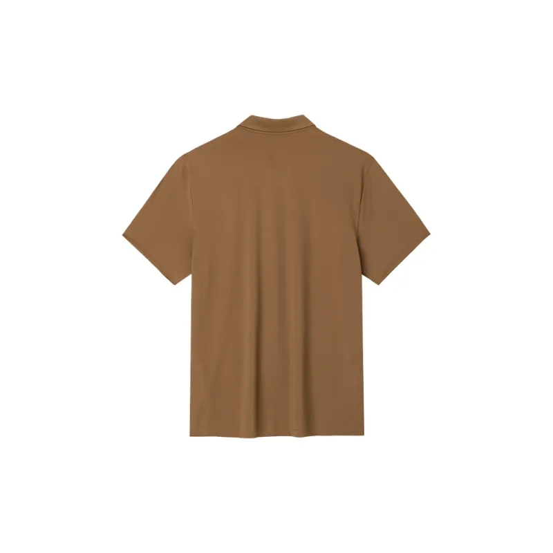 CHAOJIANTA Polo Shirt Men's Pear Brown-1