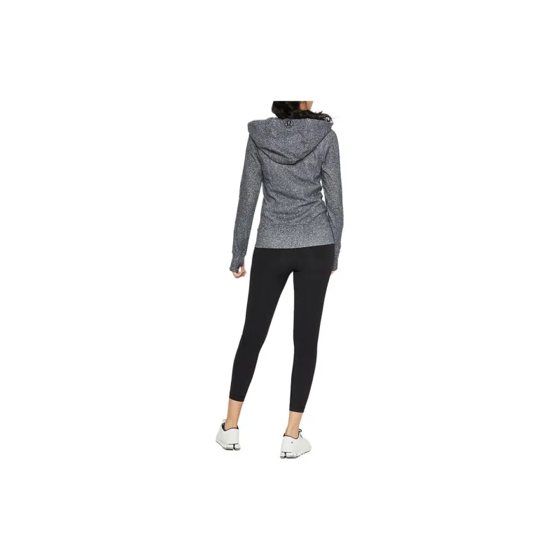 Lululemon Scuba Jackets Coats Women's Black/White Snowflake-1