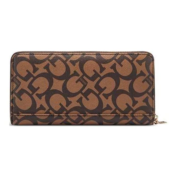 GUESS Coated Canvas Wallet Medium Size Women's Cocoa-2