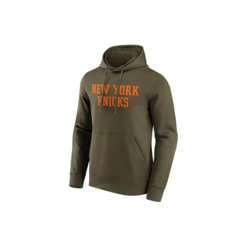 NBA New York Knicks Sweatshirts Men Brown Green