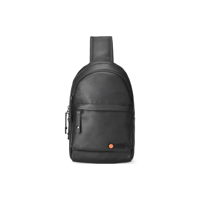 ONRF PVC Sling Bag, Shoulder Bag, Crossbody Bag Regular Men's Black-1