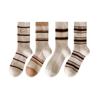 XXLLG Mid-Calf Socks Women's 4 Pack
