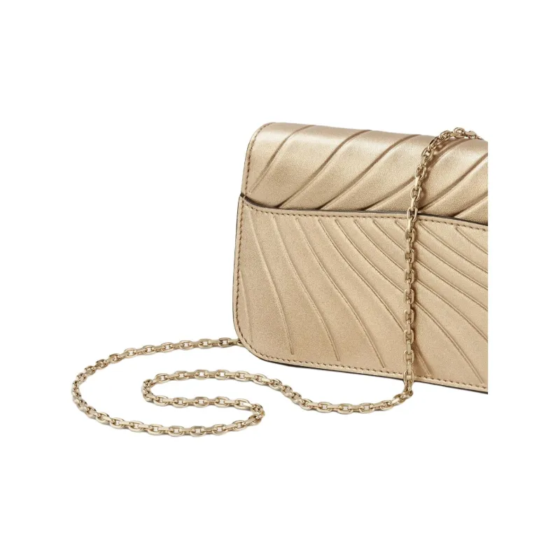 CARTIER Panthère De Cartier Calfskin Shoulder Bag Mini Women's Gold-3