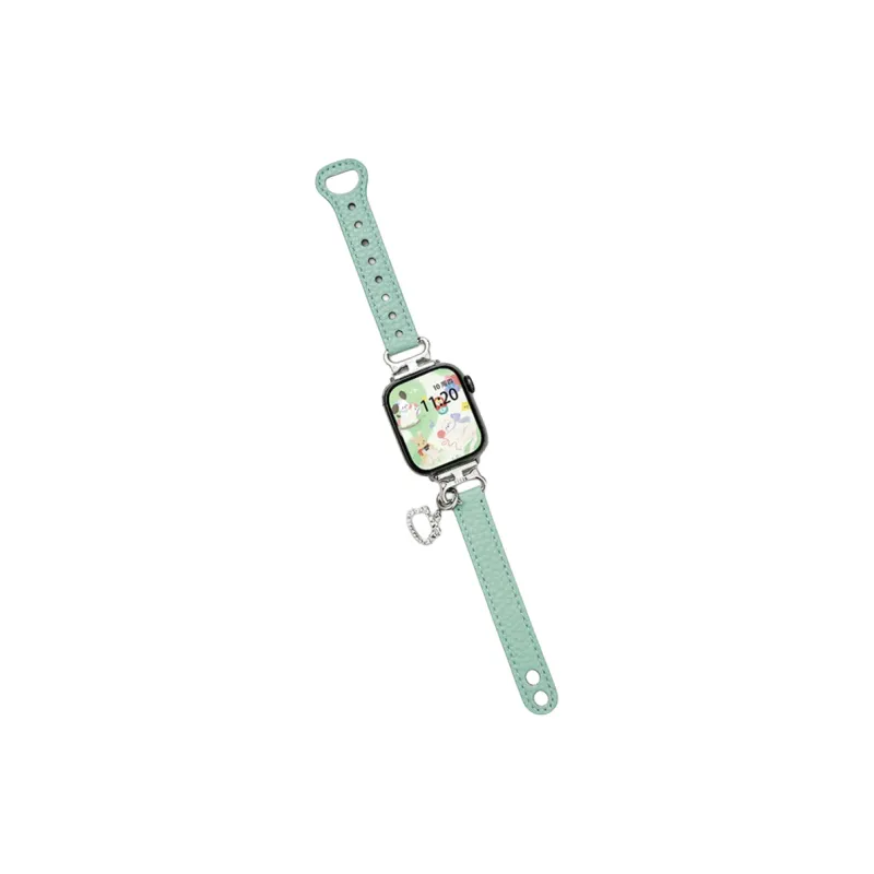 FZRT Watch Bands Litchi Grain Leather DIY Charm Kitten Strap Unisex-7