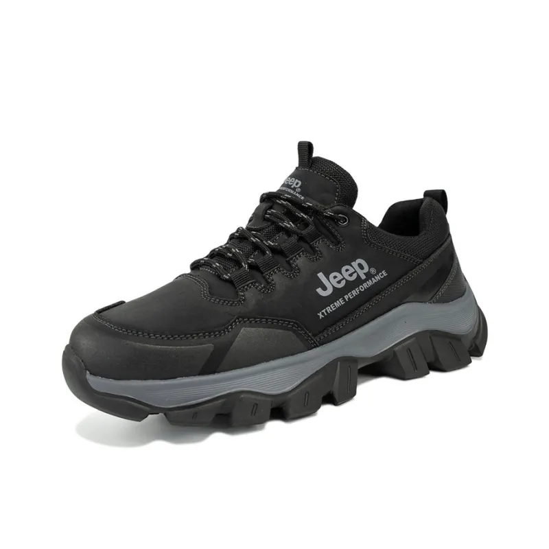 Jeep Slip Resistant Low Top Hiking Shoes Men's-1