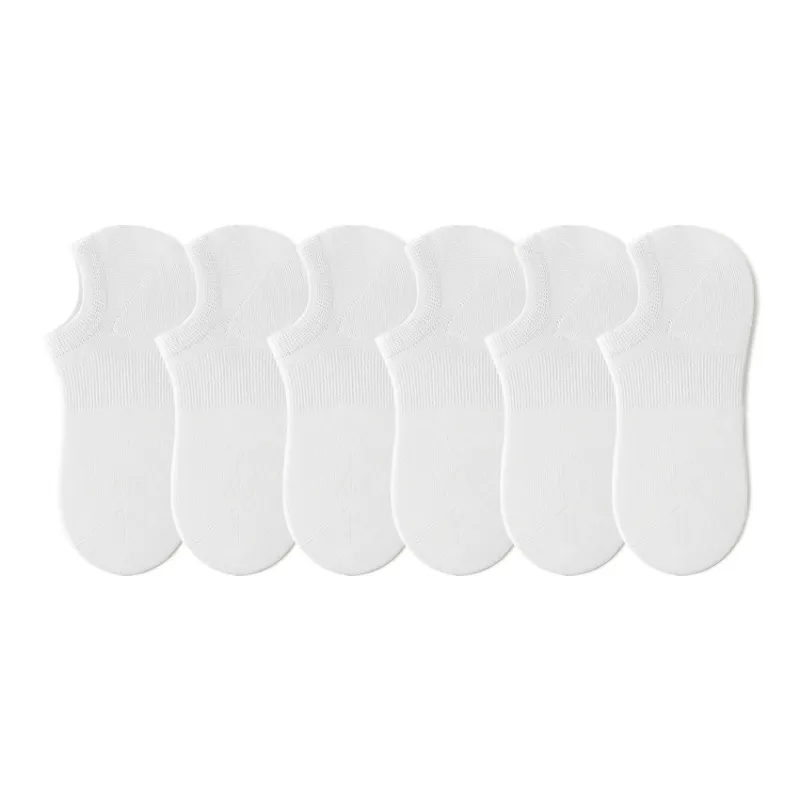 SHIWAJI No-Show Socks Men's 6 Pack-1