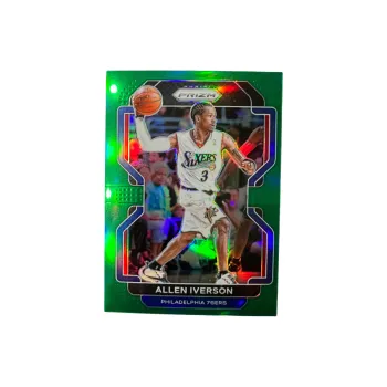 PANINI Allen Iverson 76 Persons Team Answer Green Fold Rare Card Sports Cards 1 Pc