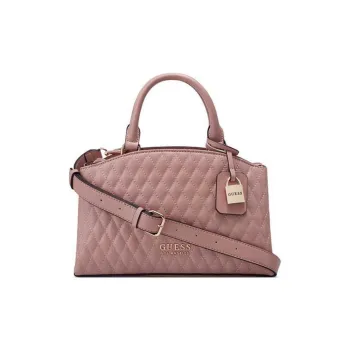 GUESS Quilting Leather Shoulder Bag Crossbody Bag Handbag Small Size Women's Fuchsia
