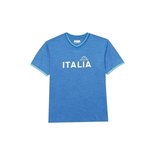 Kappa T-Shirts Men Italy Blue Hemp Twill