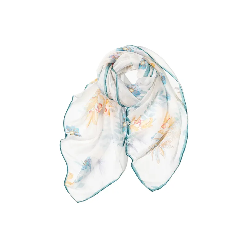 Shanghai Story 100% Mulberry Silk Scarves Women's Spring Song Like A Dream Gift Box Set-15