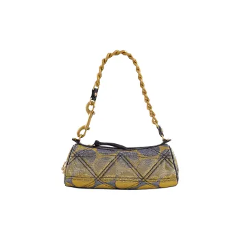 Vivienne Westwood Recycled Polyester Handbag, Shoulder Bag Women's Gold