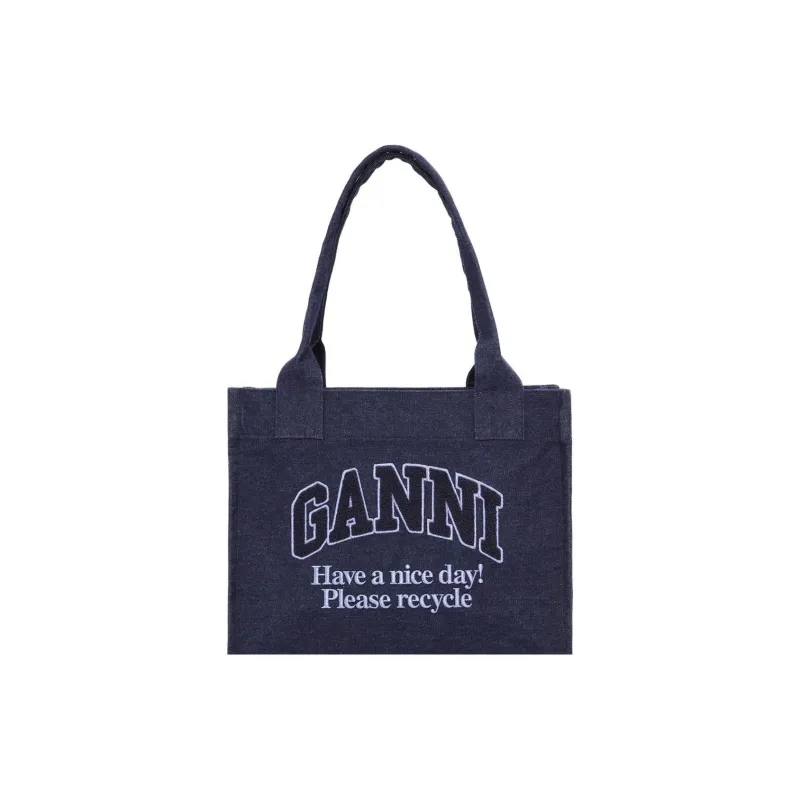 GANNI Large Easy Shopper Tote Bag-0