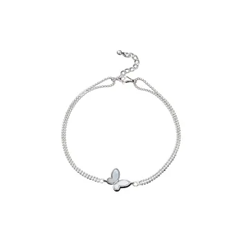 Strange S925 Silver Anklets Women's